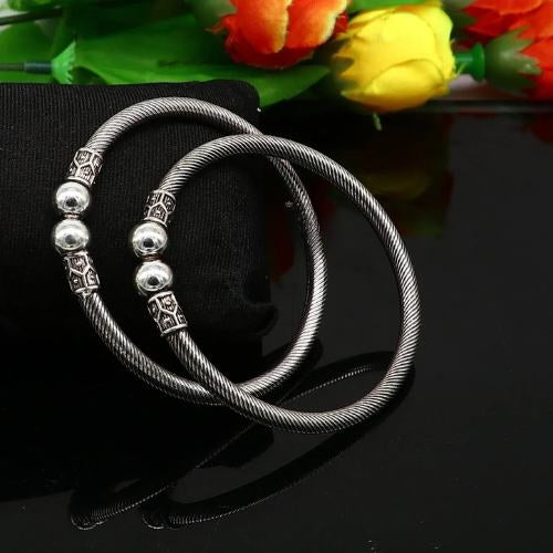 Silver Hoop Bangles