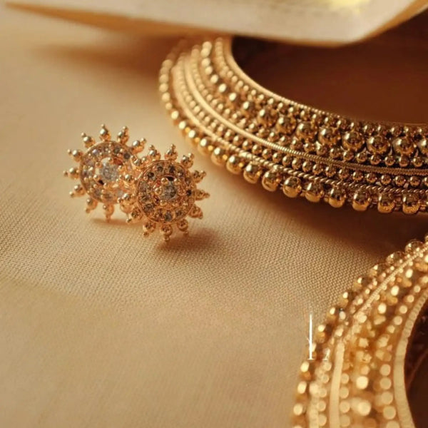 Antique Floral Gold Necklace