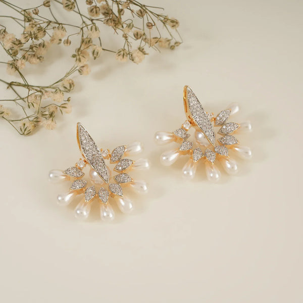 Crystal Butterfly Stud Earrings
