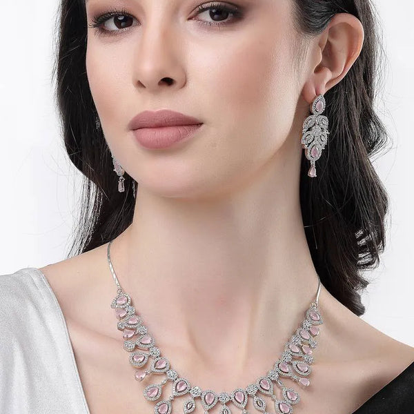 Elegant Crystal Necklace Set