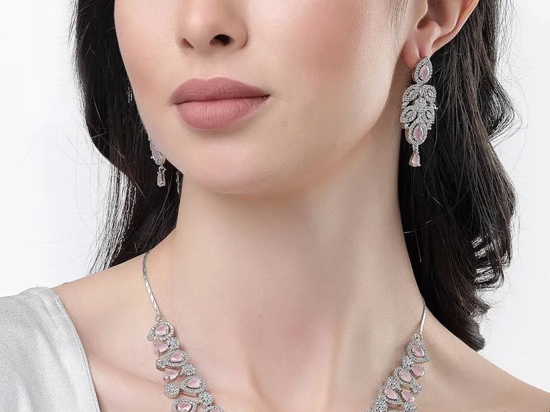 Elegant Crystal Necklace Set