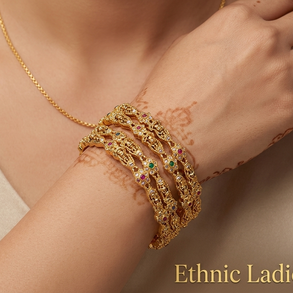 Temple Bridal Bangles