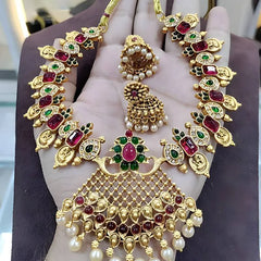Heavy Bridal Kundan Jewellery Set