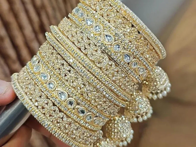 Heavy Kundan Bridal Bangles