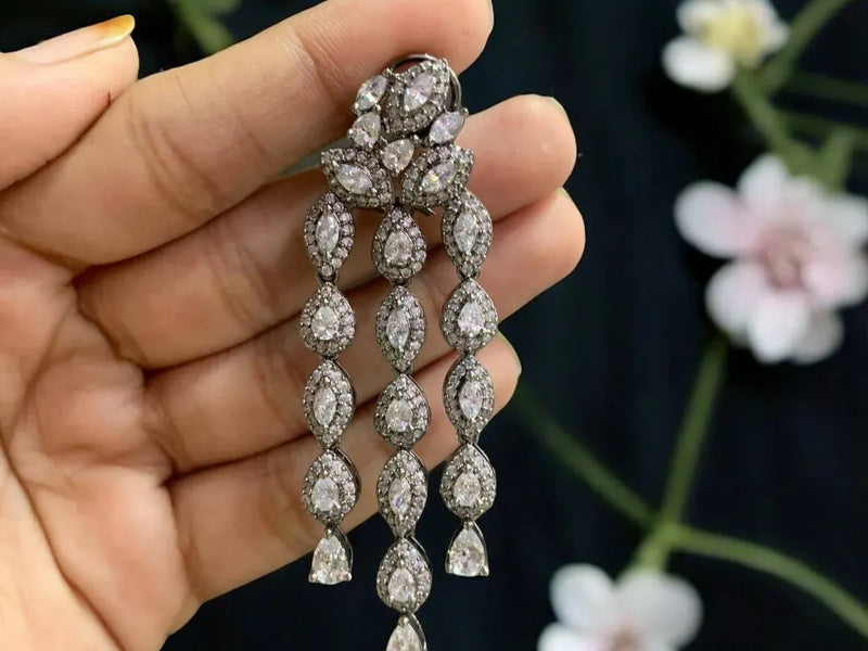 Premium Bridal Crystal Earrings