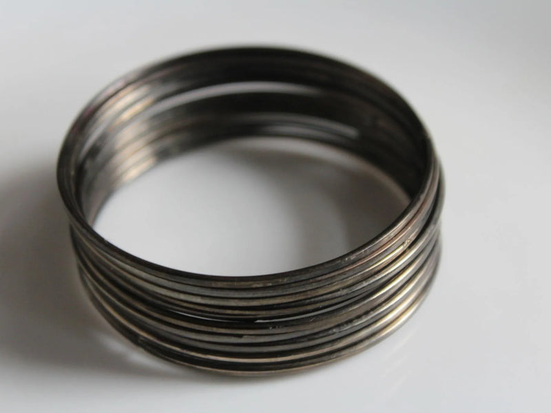Matte Finish Metal Bangles