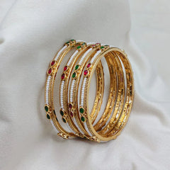 Multi Layer Gold Bangles