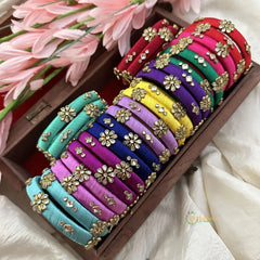 Multicolor Festival Bangle Set