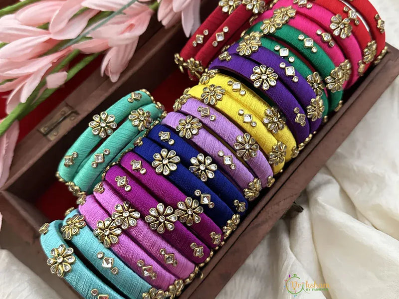 Multicolor Festival Bangle Set