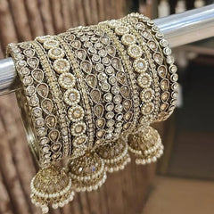 Pearl Bridal Bangles
