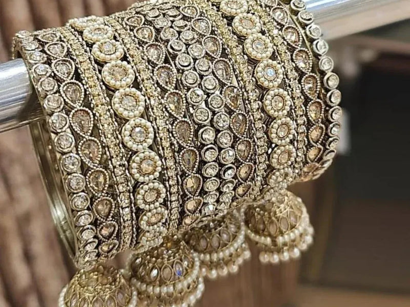 Pearl Bridal Bangles