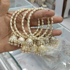 Pearl Charm Bridal Bangles