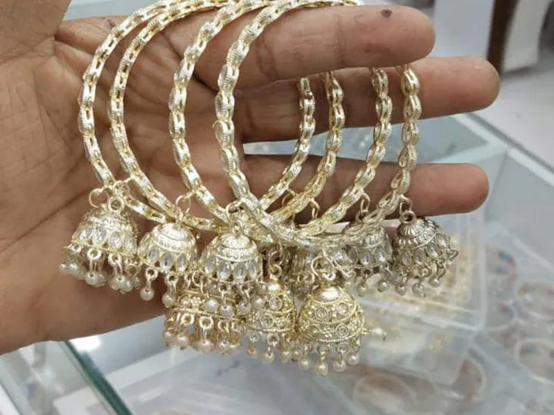 Pearl Charm Bridal Bangles