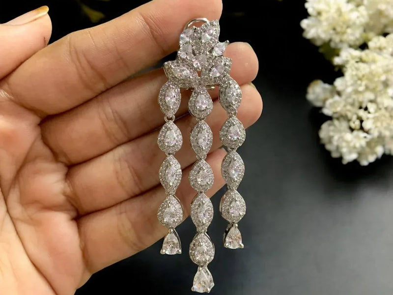 Premium Bridal Crystal Earrings