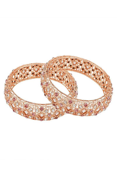 Rose Gold Couple Bangles