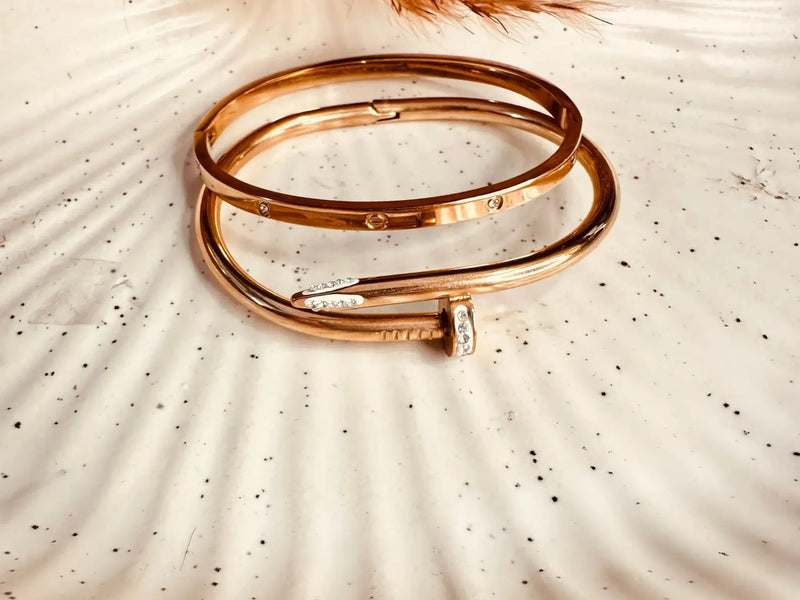 Rose Gold Open Cuff Bracelet
