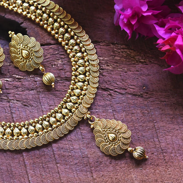 Temple Necklace Set