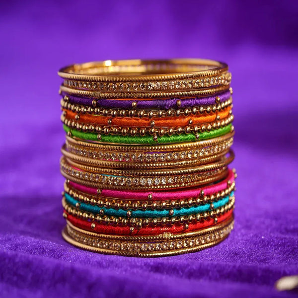 Traditional Colorful Bangles Set