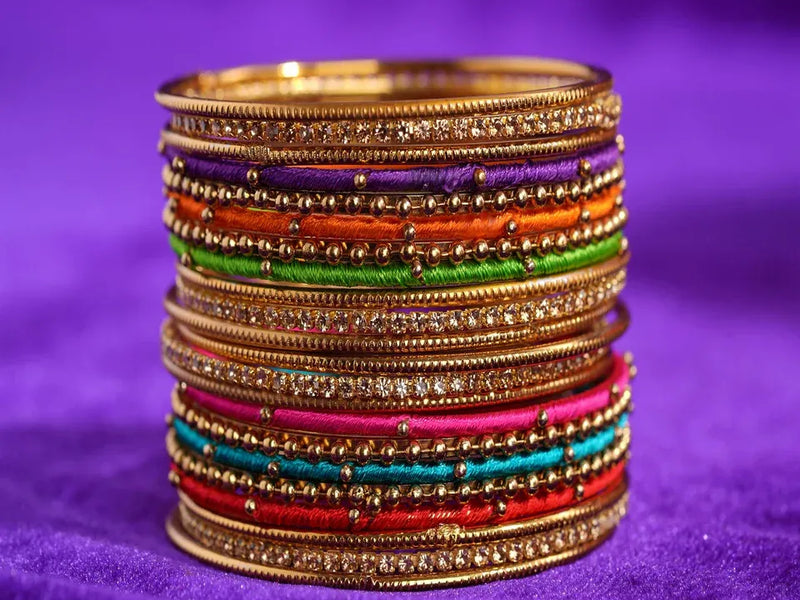 Traditional Colorful Bangles Set