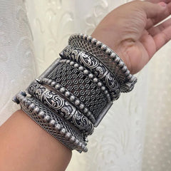Tribal Oxidized Bangles